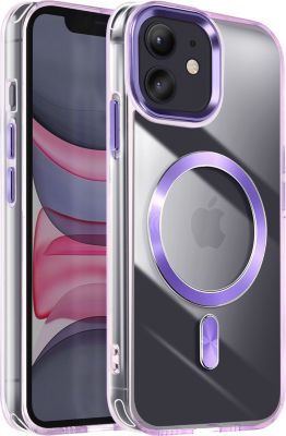 Coque AVIZAR MagSafe iPhone 11 Cristal Violet