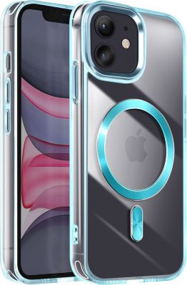 Coque AVIZAR MagSafe iPhone 11 Cristal Bleu