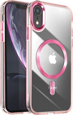 Coque AVIZAR MagSafe iPhone XR Cristal Rose