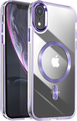 Coque AVIZAR MagSafe iPhone XR Cristal Violet
