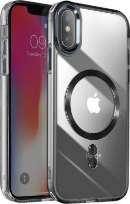 Coque AVIZAR MagSafe iPhone XS et X Cristal Noir