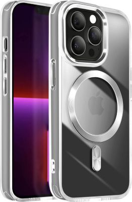 Coque AVIZAR MagSafe iPhone 13 Pro Cristal Argent