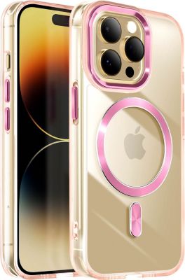 Coque AVIZAR MagSafe iPhone 14 Pro Max Cristal Rose