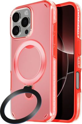 Coque AVIZAR iPhone 16 Pro Max MagSafe Stand Rouge