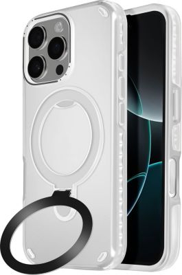 Coque AVIZAR iPhone 16 Pro Max MagSafe Stand Blanc