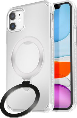 Coque AVIZAR iPhone 11 MagSafe Stand Blanc