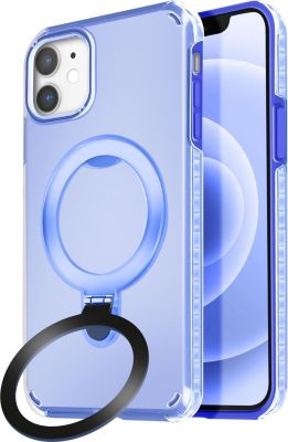 Coque AVIZAR iPhone 12 Pro et 12 MagSafe Stand Bleu