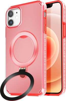 Coque AVIZAR iPhone 12 Pro et 12 MagSafe Stand Rouge
