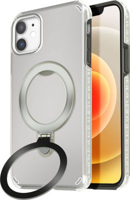 Coque AVIZAR iPhone 12 Pro et 12 MagSafe Stand Noir