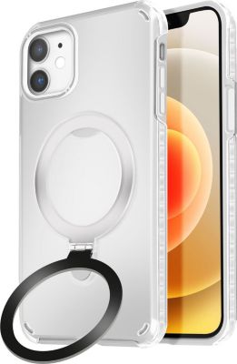Coque AVIZAR iPhone 12 Pro et 12 MagSafe Stand Blanc