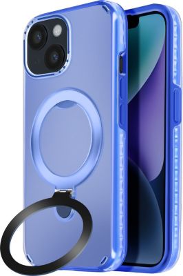 Coque AVIZAR iPhone 14 et 13 MagSafe Stand Bleu