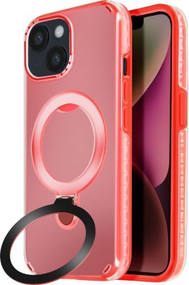Coque AVIZAR iPhone 14 et 13 MagSafe Stand Rouge