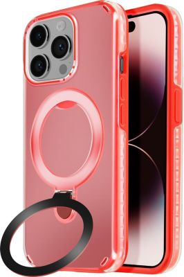 Coque AVIZAR iPhone 14 Pro MagSafe Stand Rouge