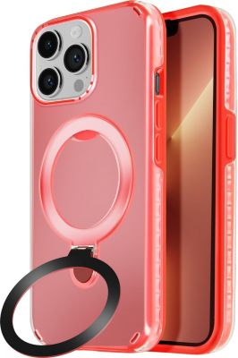 Coque AVIZAR iPhone 13 Pro MagSafe Stand Rouge