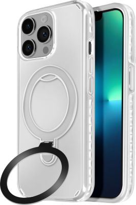 Coque AVIZAR iPhone 13 Pro Max MagSafe Stand Blanc