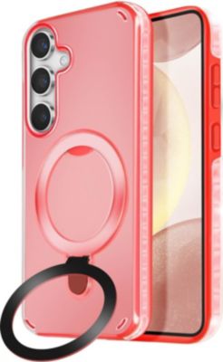 Coque AVIZAR Samsung S25 Plus et S24 Plus Stand Rouge