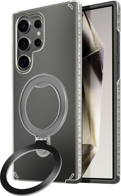Coque AVIZAR Samsung S24 Ultra MagSafe Stand Noir