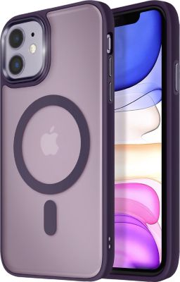 Coque AVIZAR MagSafe iPhone 11 Givré Violet