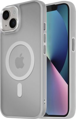 Coque AVIZAR MagSafe iPhone 13 Givré Gris