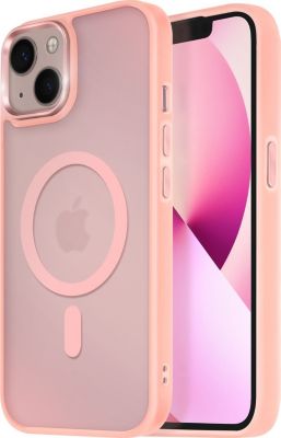 Coque AVIZAR MagSafe iPhone 13 Givré Rose