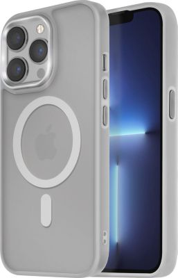 Coque AVIZAR MagSafe iPhone 13 Pro Givré Gris