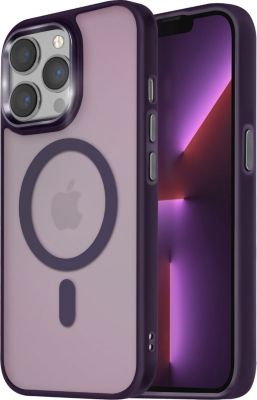 Coque AVIZAR MagSafe iPhone 13 Pro Givré Violet Coque AVIZAR MagSafe iPhone 13 Pro Givré Violet