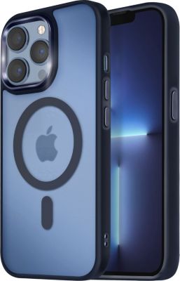 Coque AVIZAR MagSafe iPhone 13 Pro Max Givré Bleu