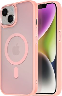 Coque AVIZAR MagSafe iPhone 14 Givré Rose Coque AVIZAR MagSafe iPhone 14 Givré Rose