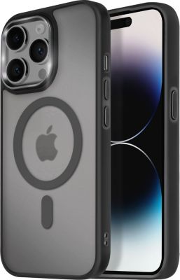 Coque AVIZAR MagSafe iPhone 14 Pro Givré Noir