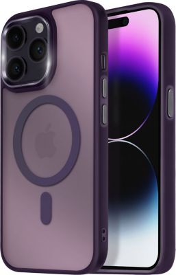 Coque AVIZAR MagSafe iPhone 14 Pro Max Givré Violet