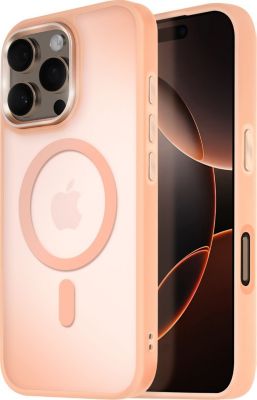 Coque AVIZAR MagSafe iPhone 16 Pro Givré Rose