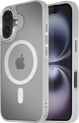 Coque AVIZAR MagSafe iPhone 16 Plus Givré Gris