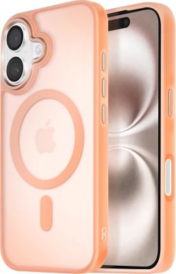 Coque AVIZAR MagSafe iPhone 16 Plus Givré Rose