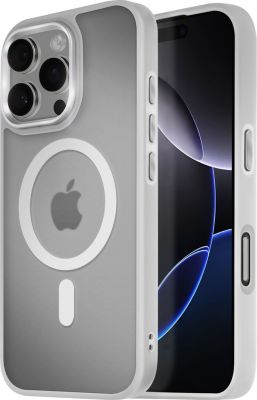 Coque AVIZAR MagSafe iPhone 16 Pro Max Givré Gris