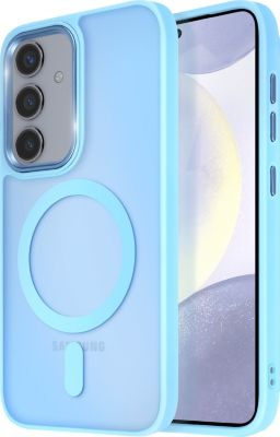 Coque AVIZAR Samsung S24 Plus et S25 Plus Givré Bleu