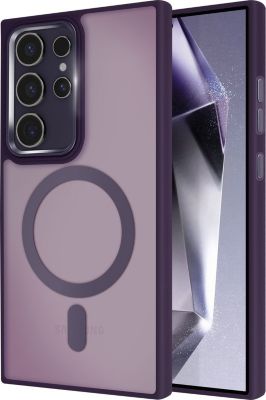 Coque AVIZAR MagSafe Samsung S24 Ultra Givré Violet