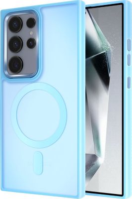 Coque AVIZAR Samsung S24 Ultra Givré Bleu clair