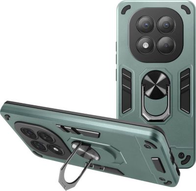 Coque AVIZAR Redmi Note 14 Pro Bague Support Vert Coque AVIZAR Redmi Note 14 Pro Bague Support Vert