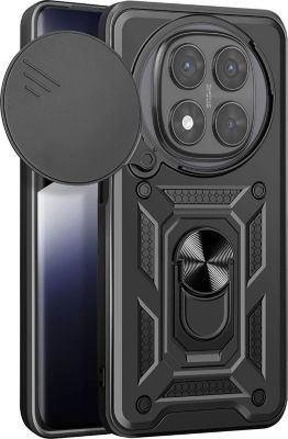 Coque AVIZAR Redmi Note 14 Pro Bague Antichoc Noir