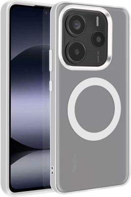 Coque AVIZAR MagSafe Redmi Note 14 5G Antichoc Blanc