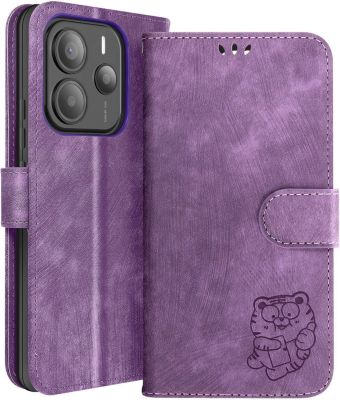 Etui AVIZAR Tigre Redmi Note 14 5G Violet