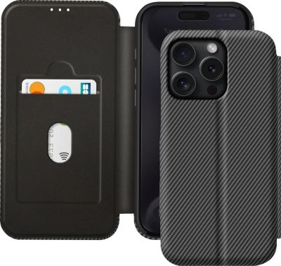 Etui AVIZAR iPhone 15 Pro Max Carbone Noir Etui AVIZAR iPhone 15 Pro Max Carbone Noir