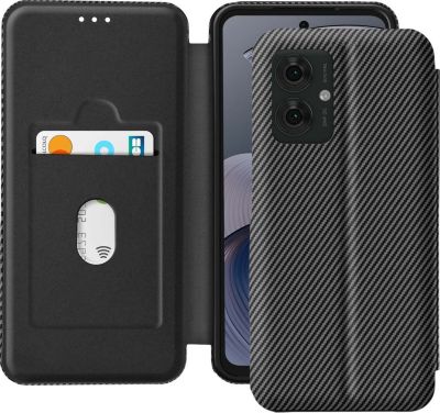 Etui AVIZAR Motorola Moto G55 Carbone Noir