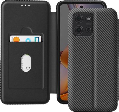 Etui AVIZAR Motorola Moto G75 Carbone Noir