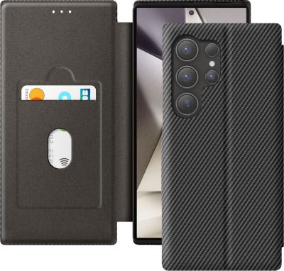 Etui AVIZAR Samsung S24 Ultra Carbone Noir