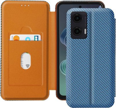 Etui AVIZAR Motorola Moto G35 Carbone Bleu Etui AVIZAR Motorola Moto G35 Carbone Bleu