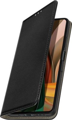 Etui AVIZAR Motorola Moto G75 Portefeuille Noir