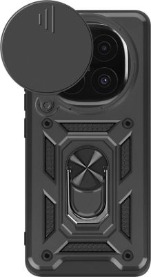 Coque MAYAXESS Xiaomi Redmi Note 14 Pro Bague Noir