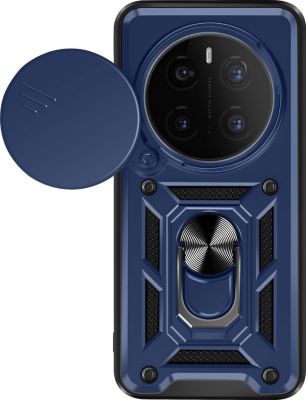 Coque MAYAXESS Honor Magic 7 Pro Bague Bleu Nuit