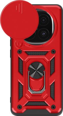 Coque MAYAXESS Xiaomi Redmi Note 14 Pro Bague Rouge
